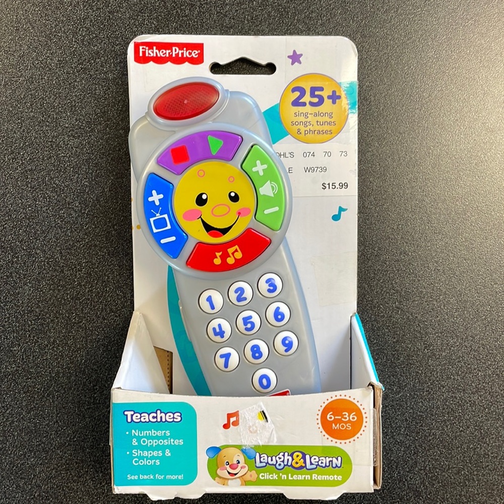 NEW Fisher Price Laugh & Learn Click n Learn Remote